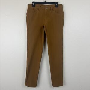 Men’s Lululemon ABC Pant Slim Utilitech Casual Stretch Burnt Caramel 31x32